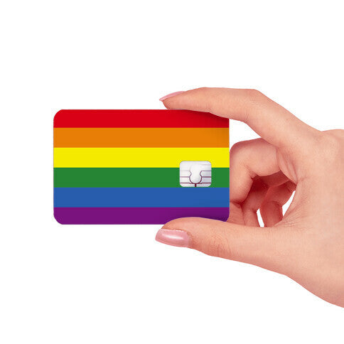 Gay Pride Flag Credit Card Skin